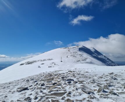 Babia Góra zimą (1725 m n.p.m.)