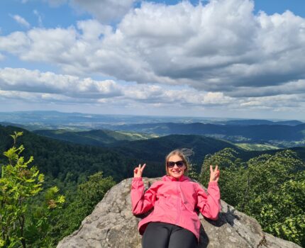 Hala Łabowska 1064 m n.p.m. i Diabli Kamień
